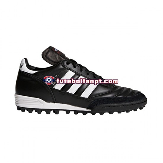 Branco Preto Adidas Classic Mundial Team TF Chuteiras de futebol