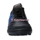 Preto Adidas Classic Mundial Team TF Blue Stripes Chuteiras de futebol