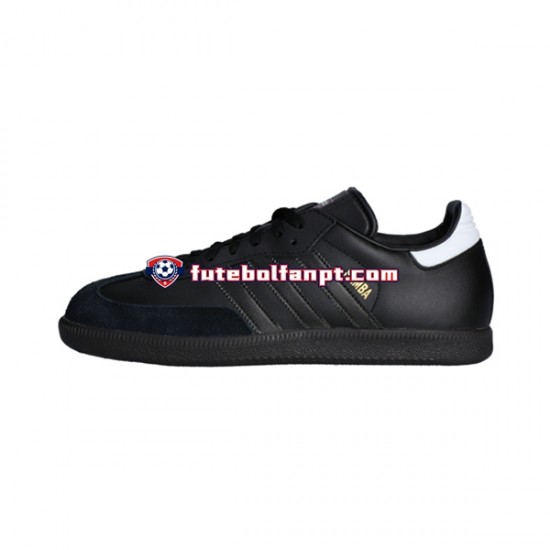 Preto Adidas Classic Samba Hallenschuh Stripes Chuteiras de futebol