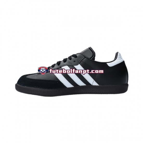 Branco Preto Adidas Classic Samba Hallenschuh Leder Chuteiras de futebol