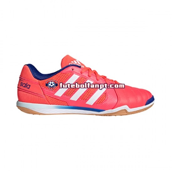 Rosa Azul Branco Adidas Classic Top Sala IN Halle Chuteiras de futebol