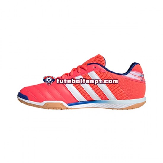 Rosa Azul Branco Adidas Classic Top Sala IN Halle Chuteiras de futebol