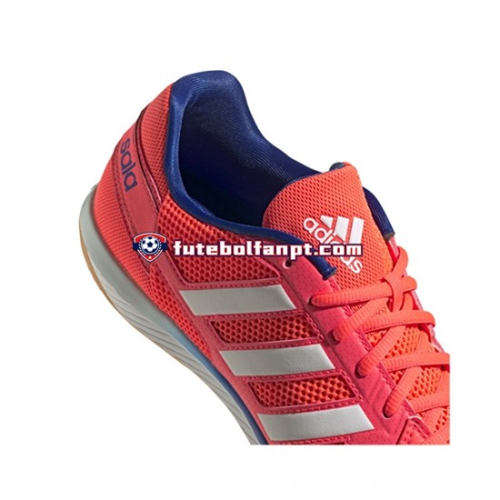 Rosa Azul Branco Adidas Classic Top Sala IN Halle Chuteiras de futebol