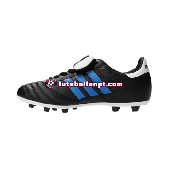 Azul Preto Adidas Copa Mundial FG Chuteiras de futebol