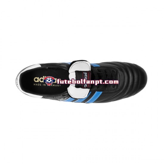 Azul Preto Adidas Copa Mundial FG Chuteiras de futebol