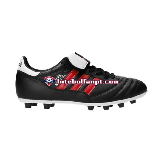 Vermelho Preto Adidas Copa Mundial FG Chuteiras de futebol