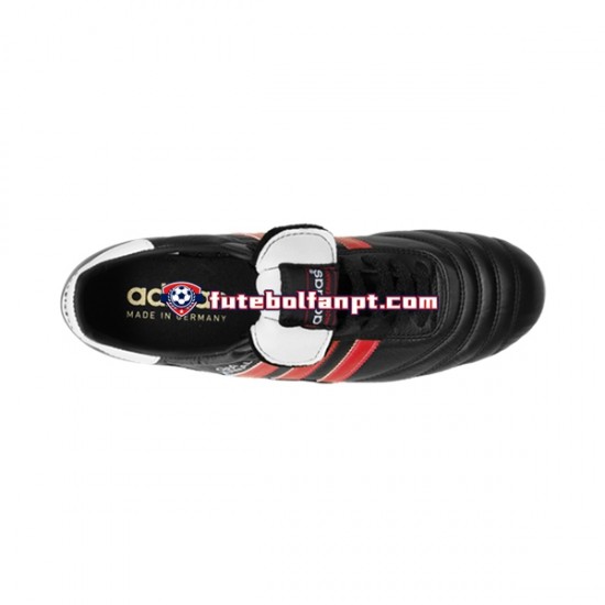 Vermelho Preto Adidas Copa Mundial FG Chuteiras de futebol