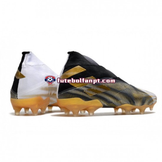 Amarelo Branco Preto Adidas Nemeziz9 FG d Chuteiras de futebol