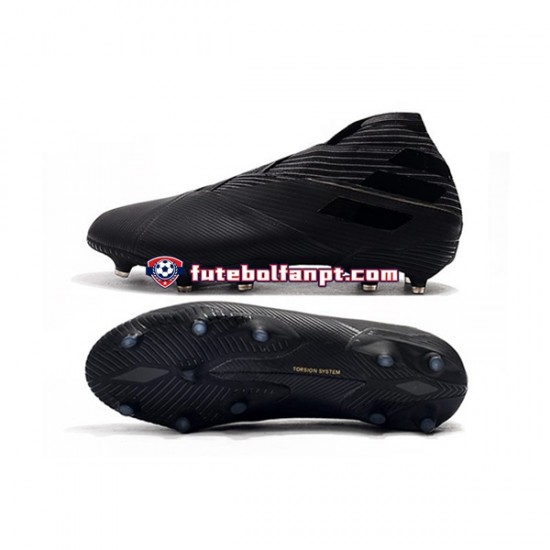 Preto Adidas Nemeziz9 FG Chuteiras de futebol