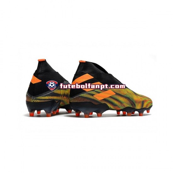 Laranja Verde Preto Adidas Nemeziz9 FG Chuteiras de futebol