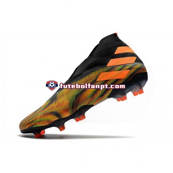 Laranja Verde Preto Adidas Nemeziz9 FG Chuteiras de futebol