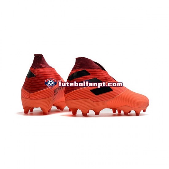 Vermelho Laranja Preto Adidas Nemeziz9 FG Inflight Chuteiras de futebol