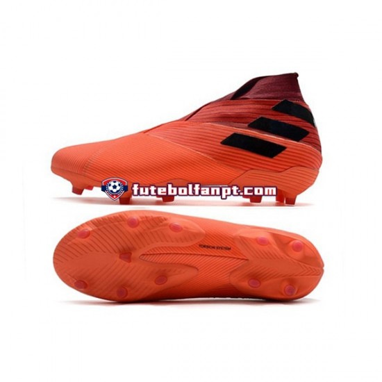 Vermelho Laranja Preto Adidas Nemeziz9 FG Inflight Chuteiras de futebol