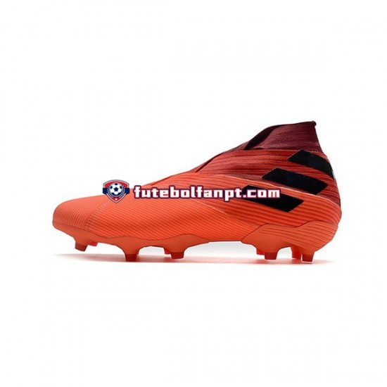 Vermelho Laranja Preto Adidas Nemeziz9 FG Inflight Chuteiras de futebol