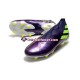 Roxo Amarelo Adidas Nemeziz9 FG Chuteiras de futebol