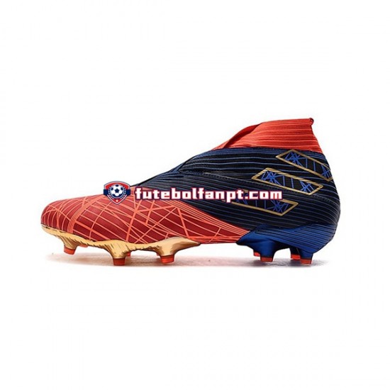 Vermelho Preto Adidas Nemeziz9 FG Spider Man Chuteiras de futebol