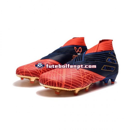 Vermelho Preto Adidas Nemeziz9 FG Spider Man Chuteiras de futebol