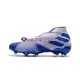 Azul Branco Adidas Nemeziz9 FG Chuteiras de futebol