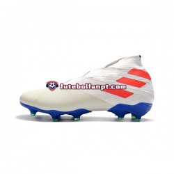 Laranja Branco Adidas Nemeziz9 FG Chuteiras de futebol