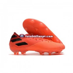 Vermelho Laranja Preto Adidas Nemeziz9.1 FG Inflight Chuteiras de futebol