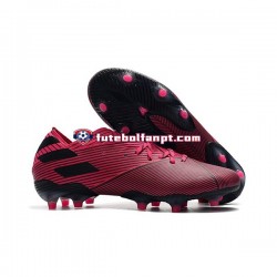 Rosa Preto Adidas Nemeziz9.1 FG Chuteiras de futebol