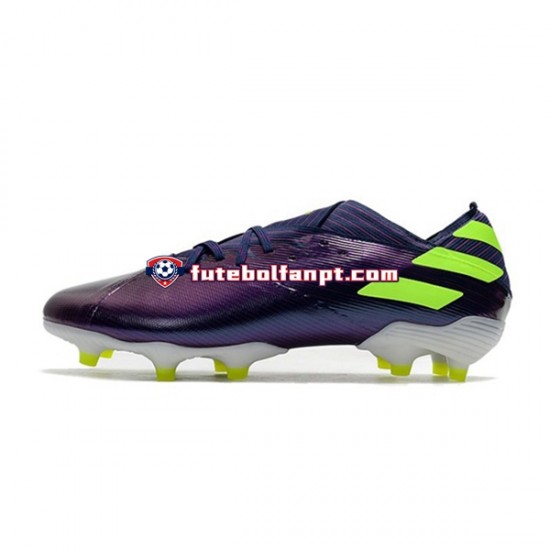 Roxo Verde Adidas Nemeziz9.1 FG Chuteiras de futebol