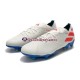 Vermelho Azul Branco Adidas Nemeziz9.1 FG Chuteiras de futebol