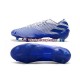 Azul Branco Adidas Nemeziz9.1 FG Chuteiras de futebol