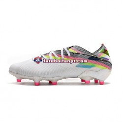 Branco Adidas Nemeziz9.1 FG Chuteiras de futebol