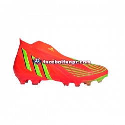 Vermelho Verde Adidas Predator EDGE AG Game Data Chuteiras de futebol