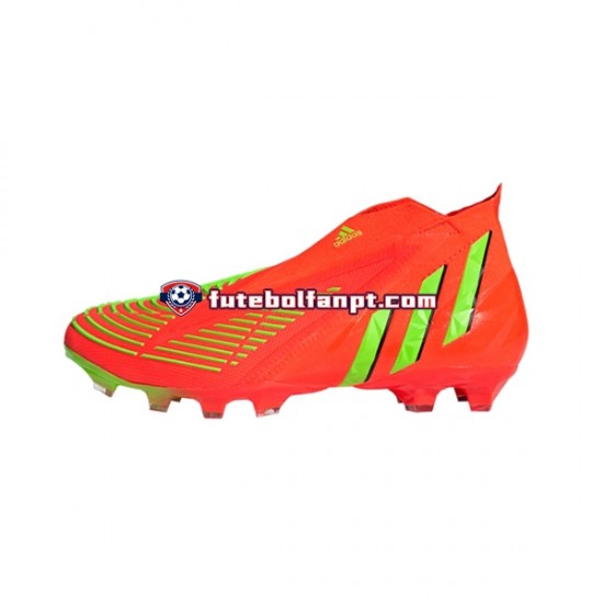 Vermelho Verde Adidas Predator EDGE AG Game Data Chuteiras de futebol