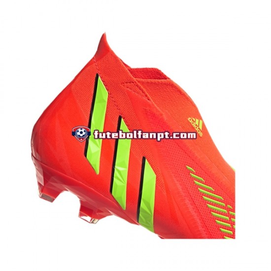 Vermelho Verde Adidas Predator EDGE AG Game Data Chuteiras de futebol