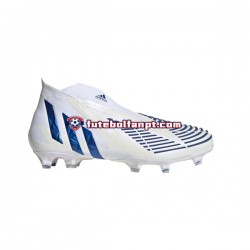 Azul Branco Adidas Predator EDGE FG Diamond Edge Chuteiras de futebol