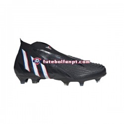 Preto Adidas Predator EDGE FG Edge of Darkness Chuteiras de futebol