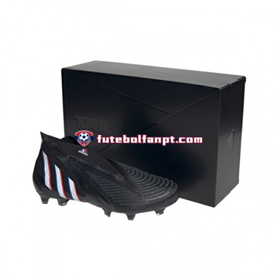 Preto Adidas Predator EDGE FG Edge of Darkness Chuteiras de futebol