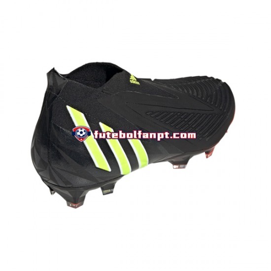 Amarelo Preto Adidas Predator EDGE FG Shadowportal Chuteiras de futebol