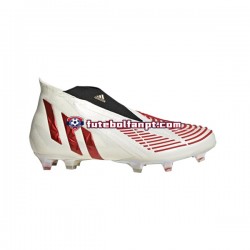 Vermelho Ouro Branco Adidas Predator EDGE FG Showdown Chuteiras de futebol