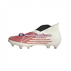 Vermelho Ouro Branco Adidas Predator EDGE FG Showdown Chuteiras de futebol