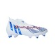 Azul Branco Adidas Predator EDGE SG Diamond Edge Chuteiras de futebol