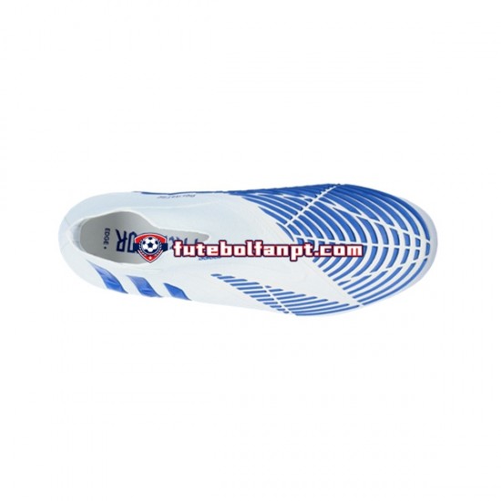 Azul Branco Adidas Predator EDGE SG Diamond Edge Chuteiras de futebol