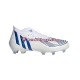 Azul Branco Adidas Predator EDGE.1 FG Diamond Edge Chuteiras de futebol