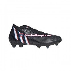 Preto Adidas Predator EDGE.1 FG Edge of Darkness Chuteiras de futebol