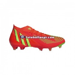 Vermelho Verde Adidas Predator EDGE.1 FG Game Data Chuteiras de futebol