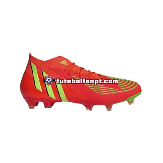 Vermelho Verde Adidas Predator EDGE.1 FG Game Data Chuteiras de futebol