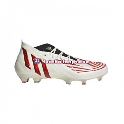 Vermelho Ouro Branco Adidas Predator EDGE.1 FG Showdown Chuteiras de futebol