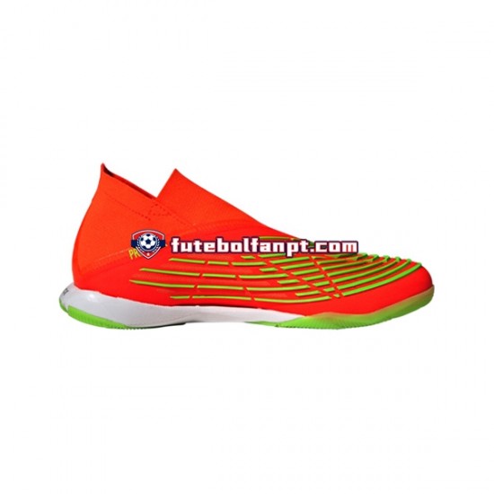 Vermelho Verde Adidas Predator EDGE.1 IN Game Data Chuteiras de futebol