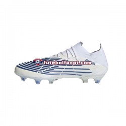 Azul Branco Adidas Predator EDGE.1 L FG Diamond Edge Chuteiras de futebol