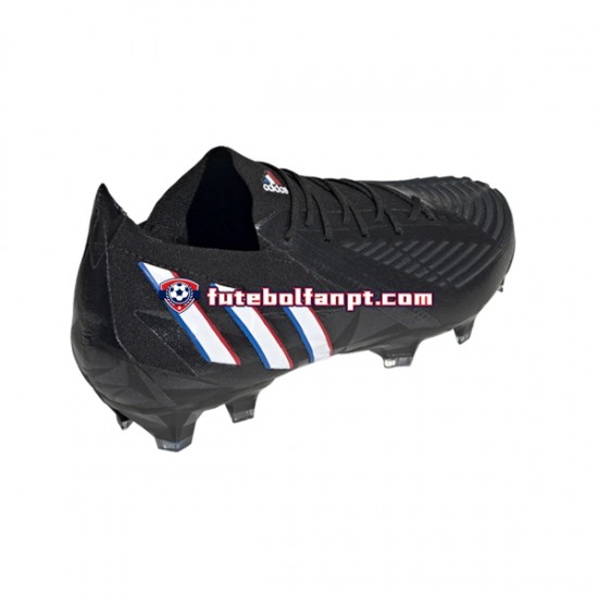 Preto Adidas Predator EDGE.1 L FG Edge of Darkness Chuteiras de futebol