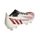 Vermelho Ouro Branco Adidas Predator EDGE.1 L FG Showdown Chuteiras de futebol