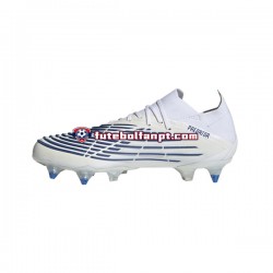 Azul Branco Adidas Predator EDGE.1 L SG Diamond Edge Chuteiras de futebol